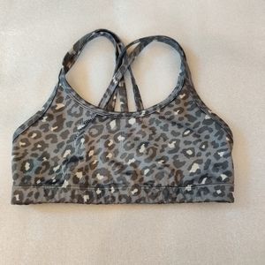Beyond Yoga Leopard Sports Bra Pullover Yoga Gym Athletic